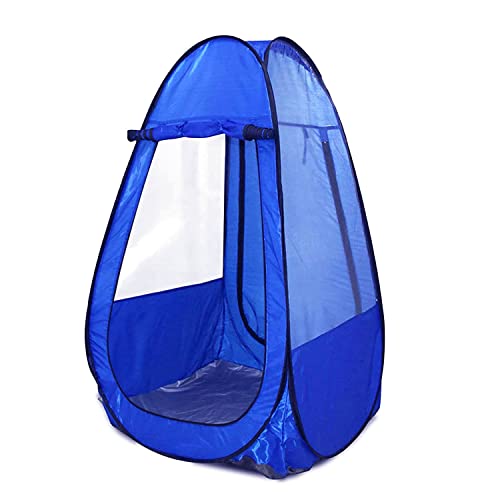 Sports Pop Up Tent for Shade | Personal Single Person Shelter Sport Tents Waterproof for Bad Weather, 2 Clear Sides, 2 Doors for Watching Events Games, for Camping Hiking Fishing Beach Outdoor