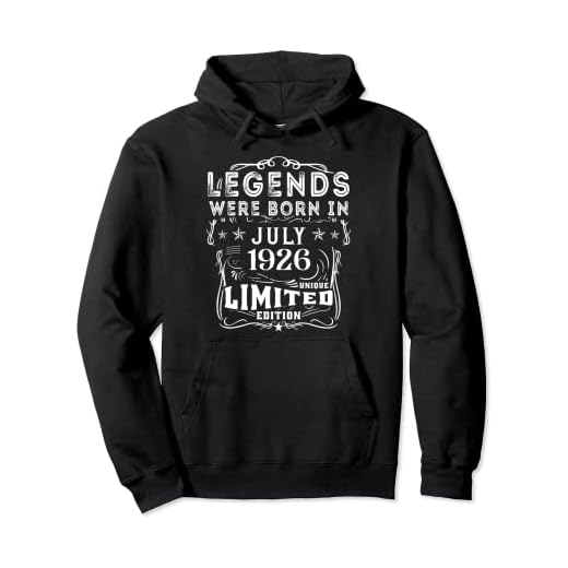 Cumpleaños Julio 1926 Edición Limitada Regalo Legend July Sudadera con Capucha