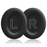 Replacement Earpads for Anker Soundcore Life 2/Q20/Q20+/Q20I/Q20BT Headphones, Ear Cushions Headset Earpads Ear Cups Cover Repair Parts (Black)