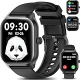 LAOYABB Smartwatch Damen Herren mit Telefonfunktion, 2,01 Zoll Touchscreen Fitnessuhr mit...