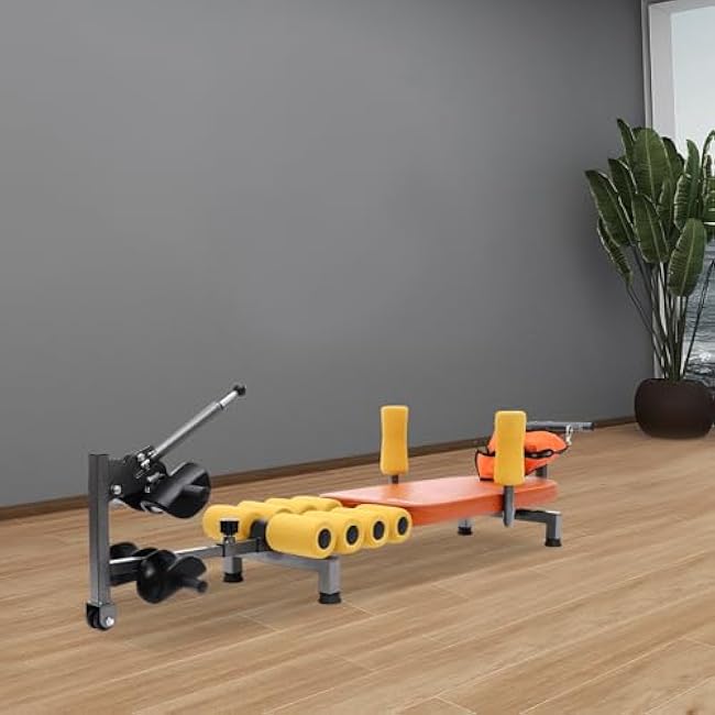 Back Stretch Bench with Cervical Traction 286lbs Inline Back Stretch Bench Back and Neck Decompression for Neck Back Hip Leg Decompression Training Home Gym Office