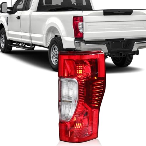 Tail Light Assembly [Non-LED Non-Blind Spot] Compatible with 2020-2022 Ford F250 F350 Super Duty Direct Replacement Rear Lamp LC3Z13404C (Right Passenger Side)