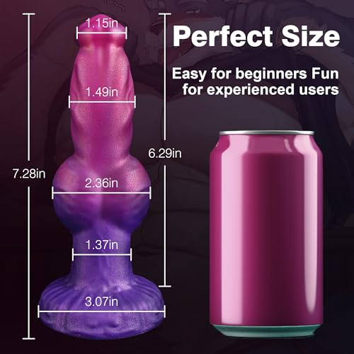 7 Inch Fantasy Dog Knot Dildo Beginner Friendly Monster Anal Toy - Image 3