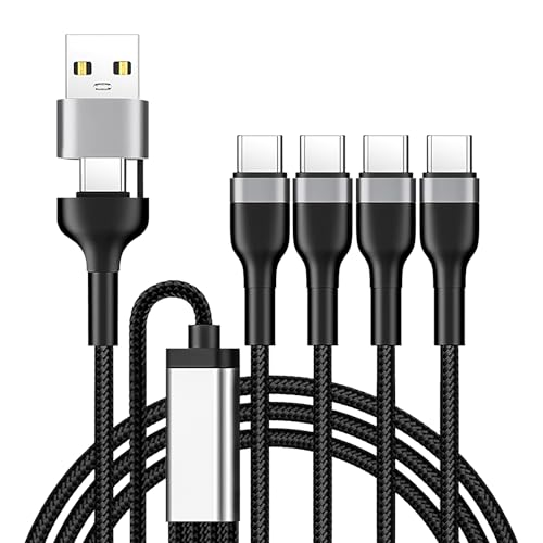 USB C Splitter Multi Charger Cable USB A/C to USB C Universa
