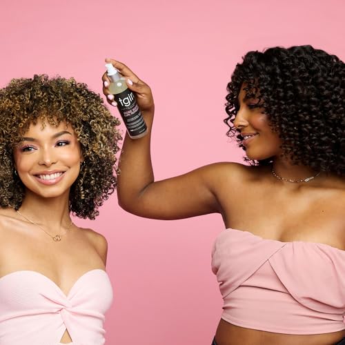 tgin Rose Water Curl Refresher for Curly, Coily, and Wavy Hair, with Acai Berries, Moisturizes and Soothes Dry Hair and Scalp, Braids, Protective Styles, and Locs, 8 fl oz3