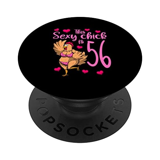 Cumpleaños de mujer, esta chica sexy es el cumpleaños 56 de las niñas PopSockets PopGrip Intercambiable