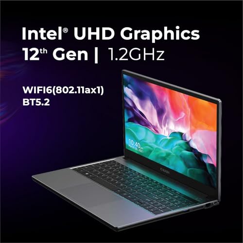 Image of CHUWI Intel Corebook X Pro Laptop 12Thgen I5-12450H Processor 15.6 inch Laptop With 16GB DDR4 RAM & 512GB SSD,FHD Display,Backlit Keyboard,Windows 11,Gray,3Xusb3.0,1Xhdmi,SD Card Slot,3.5MM,Camera Switch