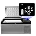 Frigorifero portatile da 12/24 V DC con funzione di regolazione della temperatura dell'app (15 litri), auto, mini frigorifero con congelatore per auto, viaggi, pesca, frigorifero per esterni