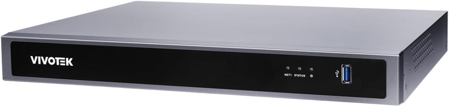 Vivotek ND9326P Core+ AI H.265 8-Channel Embedded PoE Network Video Recorder, Up to 7680x2560 Decoding Resolution, HDMI/VGA, 1 In/1Out Audio, 4 in/1 Out Alarm, 224Mbps Bandwidth