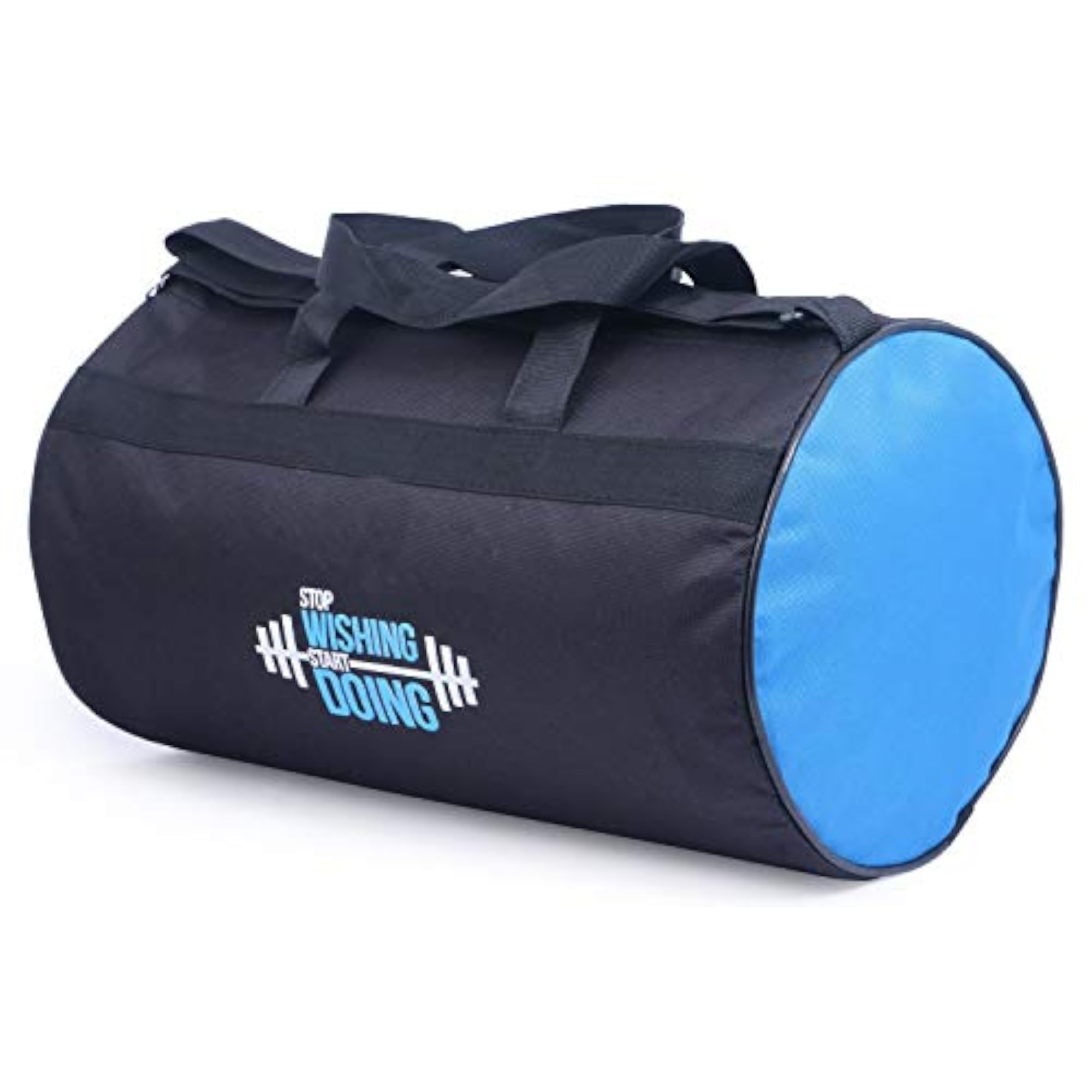Durable Polyester Duffel Gym Bag with Sipper Bottle & Gloves