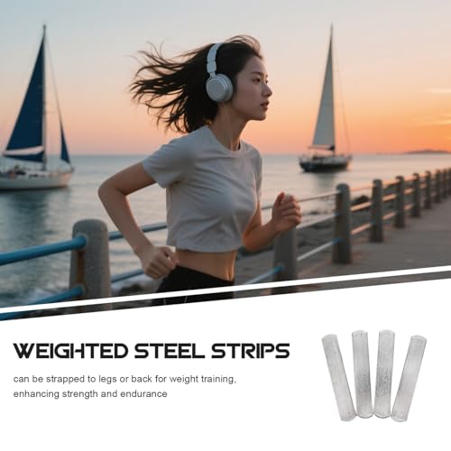 Plaques lestées en acier inoxydable pour gilet de running premium 4pcs
