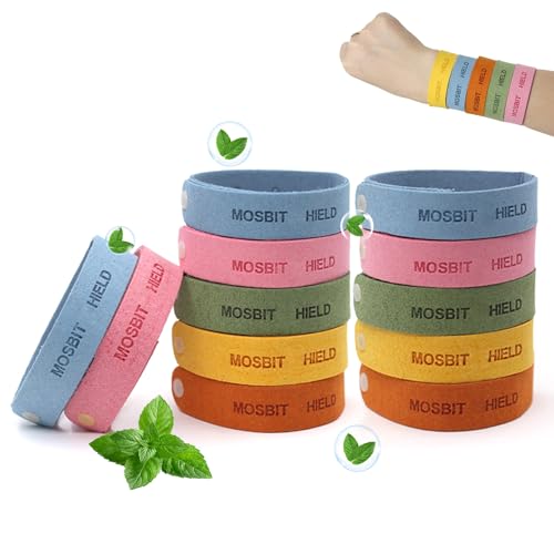 KUIRUNRX® Pulsera antimosquitos protección Natural contra Insectos,...