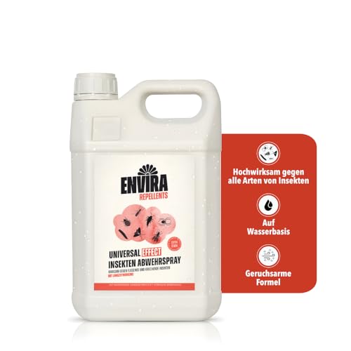 Envira Effect Ungeziefer-Gift 5Ltr - Universal-Insektizid - Insektenspray Mit Langzeitwirkung - Anti-Insekten-Mittel Auf Wasserbasis