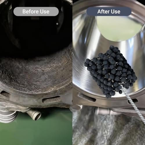 Image of Cylinder Hone, 240 Grit Silicon Carbide, 2 1 /2 inch (63.5mm) Diameter Ball Hone | for Hole Diameters 2 3 /8 inch - 2 1 /2 inch, Cylinder Engine Sanding Brush for Mild Steel, Stainless Steel and Cast Iron