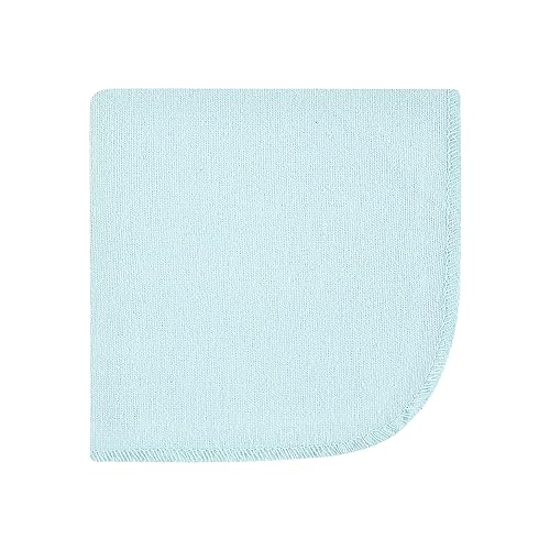 Image of Hudson Baby Unisex Baby Flannel Cotton Poly Washcloths, Boy Safari World 10-Pack, One Size