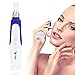 Produktbild TBPHP dermapen elektrisch Microneedling Pen 0.25mm-2.0mm,microneedling roller,mit 2 Patronen - Video Betrieb ansehen(Blau)