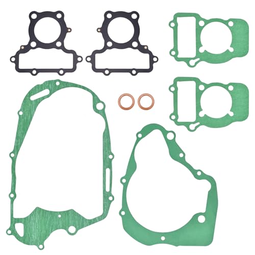Image of Gasket Set for Yamaha V-Star XV250 2008-2023, for Virago XV 250 1995-2007, for Route 250 1988-1990, 2UJ-11181-01 4DN-11351-01, Full Engine Gaskets Kit Complete Rebuild Kit