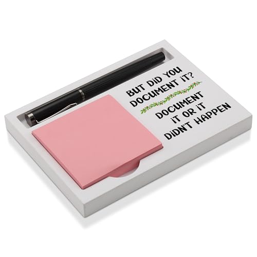 Plateau de rangement pour notes adhésives et stylo bois NPB601