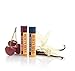 Burt's Bees 100% Natural Lip Balm, Wild Cherry and Vanilla Bean Blister Box, 0.3 Ounce, 2 Count