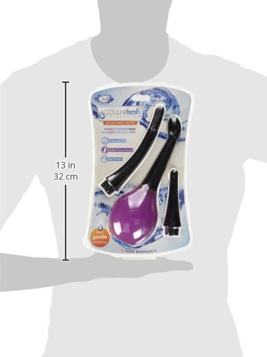 Pera para enema de diseño premium con puntas intercambiables suaves 7