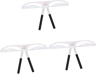 FRCOLOR 3 Pçs Ferramenta Assistente De Sobrancelha Ferramentas De Sobrancelha Ferramentas De Desenho De Sobrancelha Kit De Modelagem De Sobrancelha Régua De Sobrancelha Estênceis De