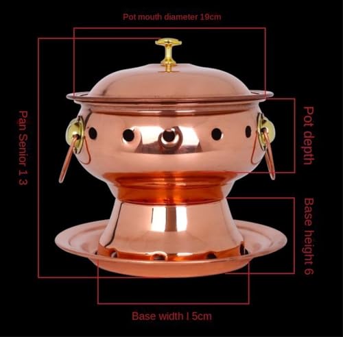 Olla pequeña para hot pot de cobre 21cm miniatura 2
