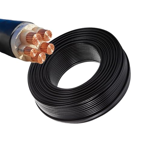 Câble flexible en cuivre sans oxygène 4+1 conducteurs pour réseau électrique 0,6/1 KV