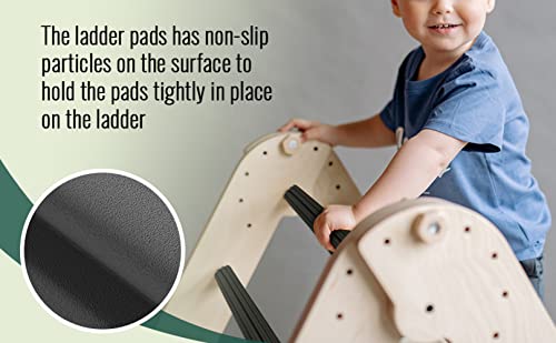 Hmqci Bunk Bed Ladder Pads Adjustable Straps For A Tight Wrap Foam Padding Traction Tread Staircases Grips For Stair Steps Foot Comfort #TOP3