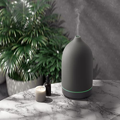Ceramic Diffuser, Aromatherapy Essential Oil Diffuser For Room,Stone Diffuser Living Room(Grey) #TOP6
