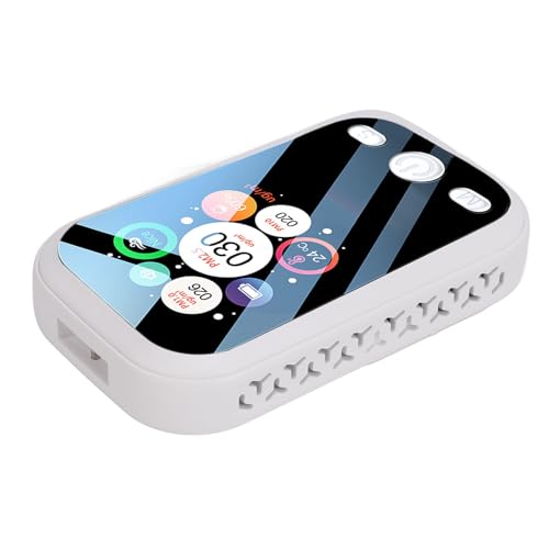 Détecteur de qualité de l'air PM2.5 blanc avec écran LCD pour bureau