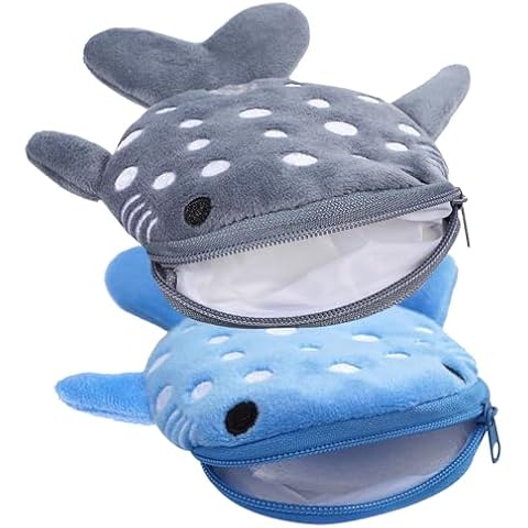 SwirlColor Shark Coin Purse Set for Kids Cover