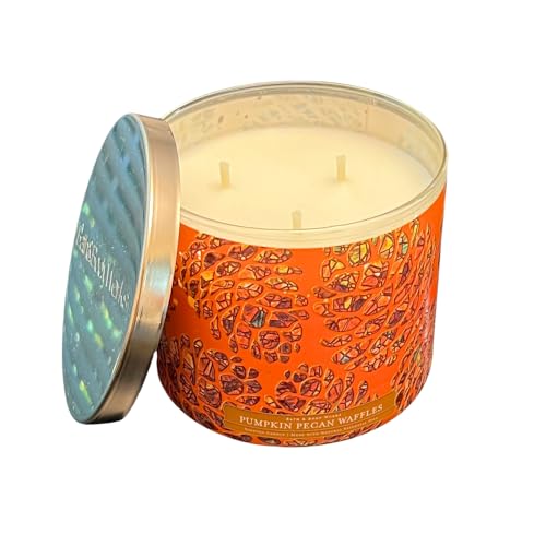 Bath & Body Works 3 Wick Candle, Pumpkin Pecan Waffles - image 4