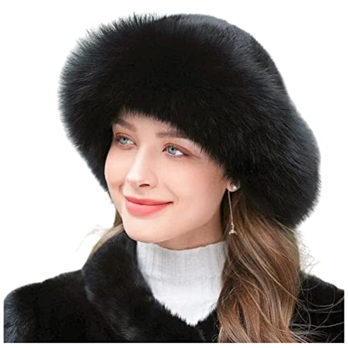 Chapéu peludo de inverno feminino - chapéus de inverno quentes e confortáveis para mulheres - Cobre