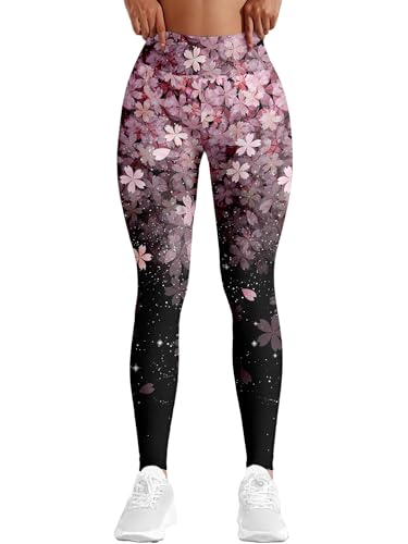 Leggings-for-Women-Funny-Gym-Printed-Womens-Yoga-Pants-Tropical-Hawaiian-Mandala-Legging