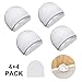 Produktbild Jooheli Türstopper Boden, 4X Selbstklebende Bodentürstopper Transparente Türstopper Zum Schutz von Wänden und Teuren Möbeln, Tür Door Stopper Effektive und Unauffällige, Für alle Hartböden geeignet