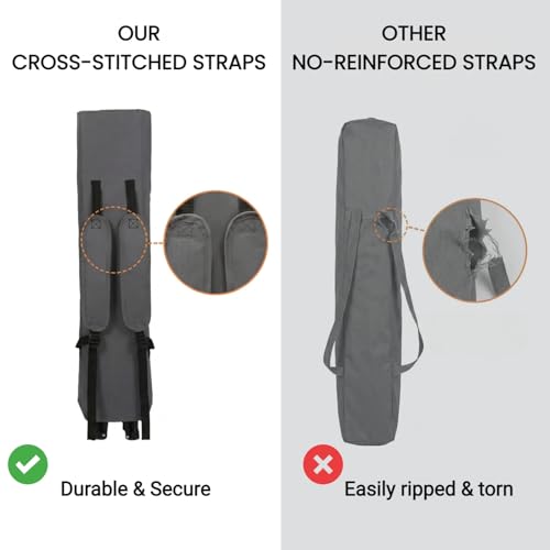 FAIR WIND Portable Canopy Camping Chair 380 LBS Capacity Heavy Duty Oversized Folding Lawn Chair with Sunshade for Beach, Fishing, Sports & Outdoors - image 7