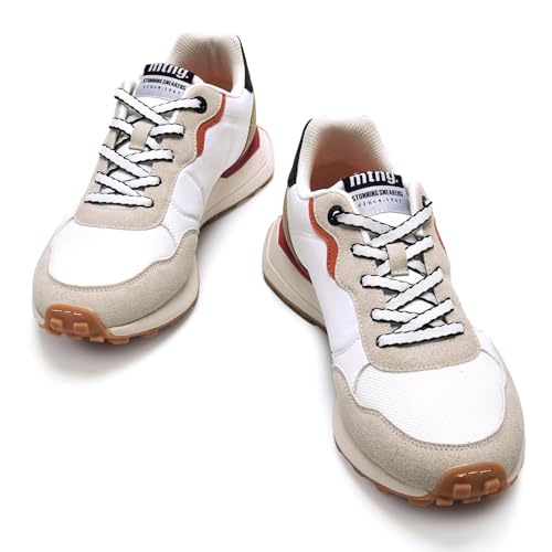 Mtng Para Hombre. 84810 Zapatillas Zinc Blanco (40), Plano, Cordones, Casual - 4
