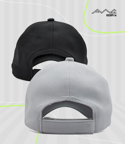 Image of AWG ALL WEATHER GEAR Baseball Cap for Men | UPF 50+ Sun Protection, Moisture-Wicking Sweat Band | Gym, Cricket, Golf Free Size for Teens, Men & Women