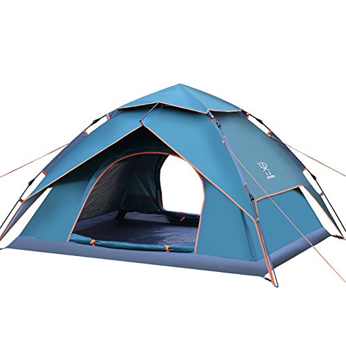 Carpa plegable para camping familiar 3-4 personas, ultraligera e impermeable miniatura 3