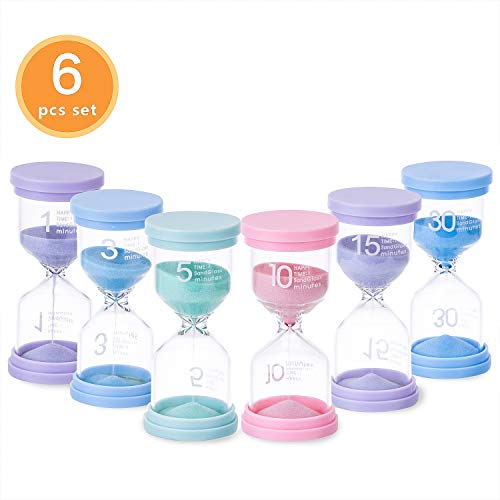 Sand Timers for Kids And Classroom - Big Plastic Sand Hour Glass Hourglass