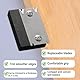 KAIYAYA Kantenschneider Umleimer mit 1 Ersatzklinge Kantenhobel Tragbar Furnierkantenschneider Rutschfest Handhobel Kantenhobel Holz Schwarz Manueller Kantenanleimschneider für Holz PVC ABS