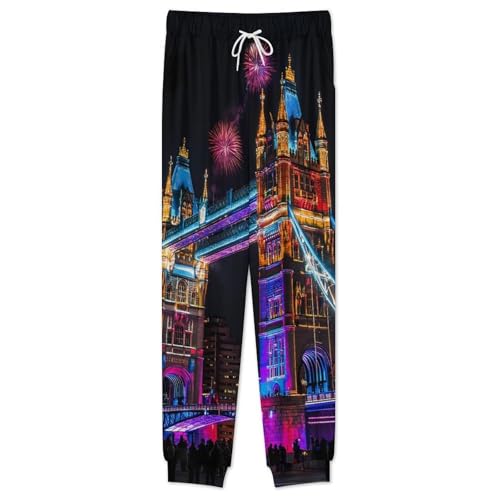 London Bridge Men’s Pajama Set Long Sleeve Top And Pants Loungewear Sleepwear Pjs Nightwear2