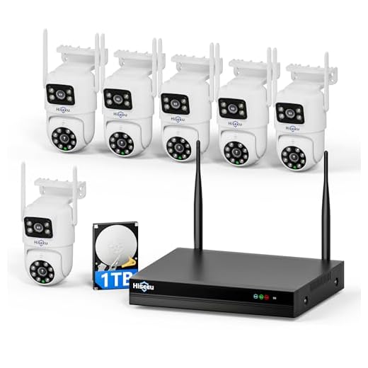 Hiseeu Wireless Security Camera 6-Cam Kit