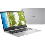 ASUS Chromebook CX1 Laptop, 15.6" Full HD NanoEdge Display, Intel Celeron N4500, 128GB eMMC Storage, 8GB RAM, ChromeOS, CX1500CKA-BH01-CB