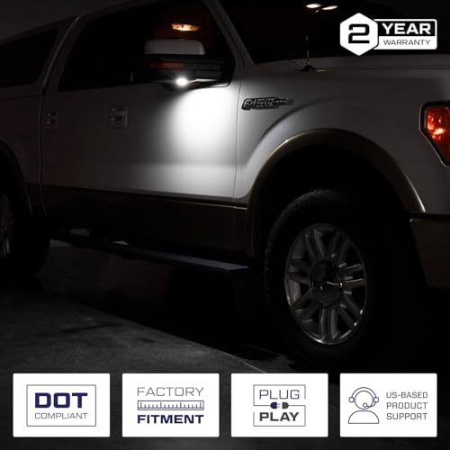 Lámparas LED para charcos compatibles con Ford Fusion 2013-2019 miniatura 3