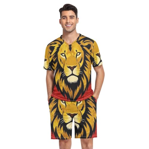 Camisas de pijama para hombre que evitan el calor nocturno con estilo rasta S