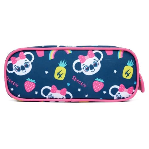 Kit Mochila de Rodinhas Escolar Infantil Lancheira Térmica Estojo Feminino Resistente