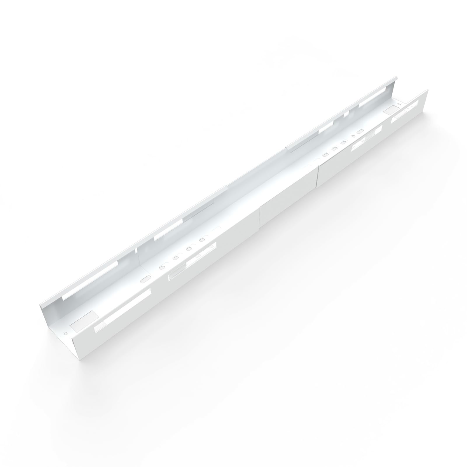 EISNHAUER® Beam Goulotte de câble extra longue flexible réglable 110 à 170 cm, métal (blanc)