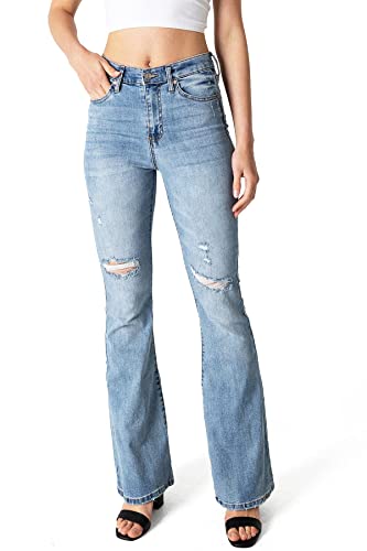 Women's Juniors High Waisted Flared Bell Bottoms