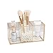 Produktbild Make-up Aufbewahrung Kosmetik Organizer Make Up Case Klar Mit 3 Fächern Für Pinsel, Eyeliner, Lippenstift Und Mehr